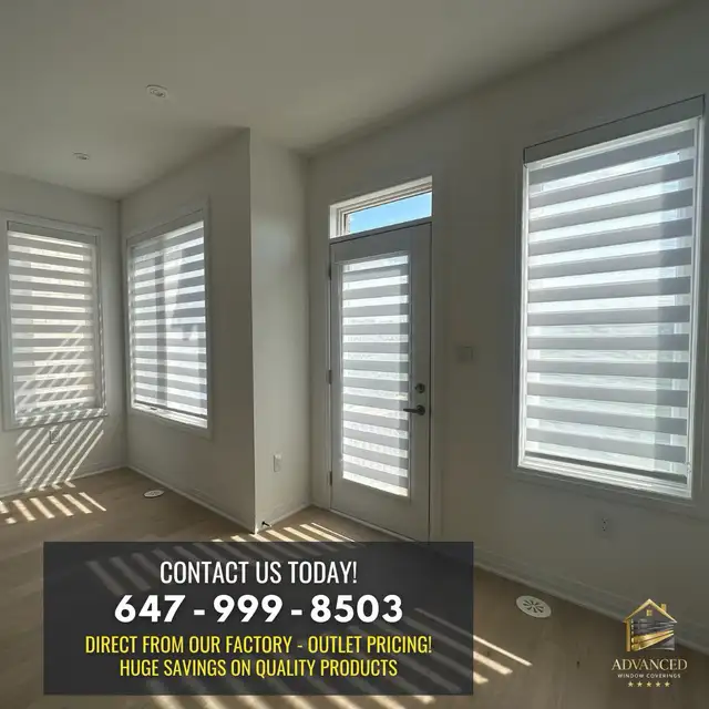 NO MIDDLEMAN. WHOLESALE PRICES! BLINDS SHUTTERS FACTORY DIRECT! in Window Treatments in City of Toronto - Image 6