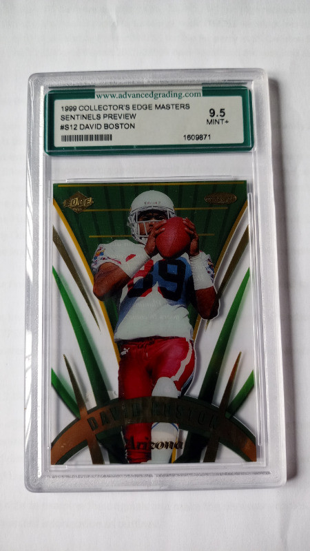 1999 Collectors Edge David Boston MINT+ 9.5 Arizona Cardinals in Arts & Collectibles in St. Catharines - Image 2