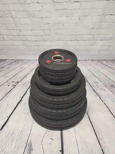 BRAND NEW - 2" Urethane Olympic Weight Plates Set - 250LBs, View more