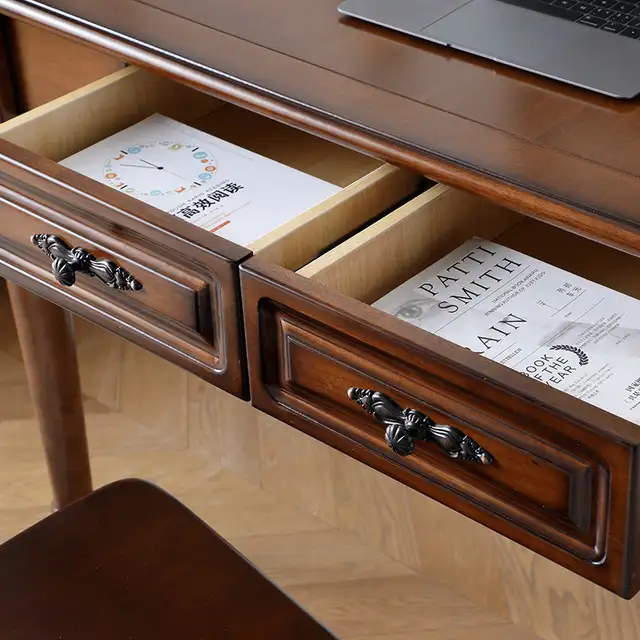 COURTYARD Scandinavian American Solid Wood Writing Desk Executi in Desks in Markham / York Region - Image 9