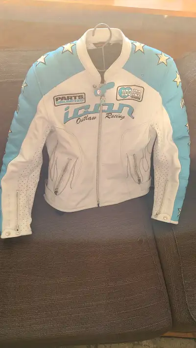 ICON Leather Motorcycle Jacket, View more