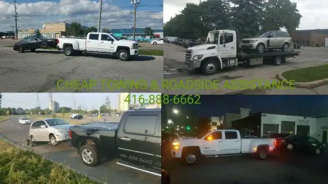 CHEAP TOWING MISSISSAUGA FLATBED TOW TRUCK BREAKDOWN TOW BOOST in Towing & Scrap Removal in Mississauga / Peel Region - Image 9