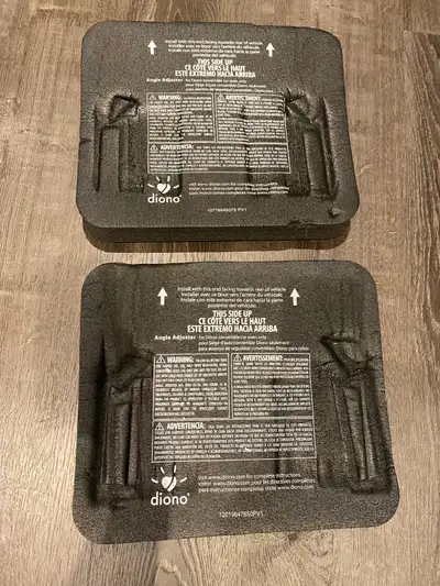 Diono angle adjust for a car seat (x2). Selling both. Smoke-free, bug-free home