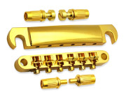 Tune-o-Matic style Gold Bridge and Stop Bar Tailpiece - NEW