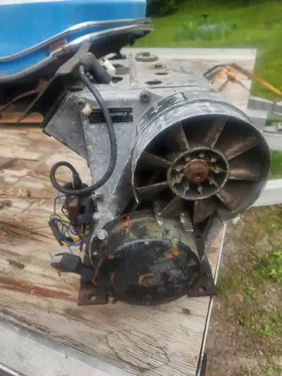 340 Rotax engine seized from a Ski-doo Everest snowmobile. No carb. No muffler. Missing one coil. Bu...