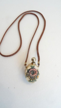 Antique Perfume Bottle Necklace Rare