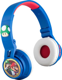 iHome - eKids Super Mario Wireless Over-the-Ear Headphones