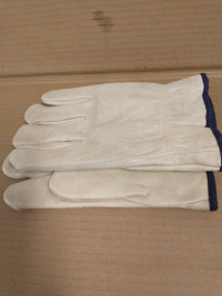 NEW PIGS SKIN WORK GLOVES LINED
GENUINE LEATHER NATURAL FIT!