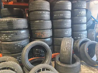 Used tires $,25 tire shop is closing.Also, have racking for sale.