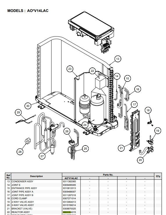 FUJITSU 9900354015 - REACTOR ASSY. 14A 17MH for SpltA/C dans Autre  à Laval/Rive Nord - Image 3