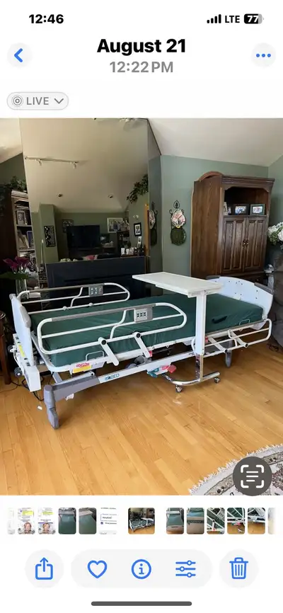 Or BEST offer Price includes mattress, bed And table. Cash only Pick up in Greater Sudbury! Non smok...