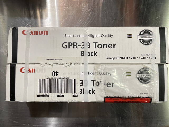 2x Canon GPR-39 Laser Printer Toner Cartridges  (black) in Printers, Scanners & Fax in Ottawa