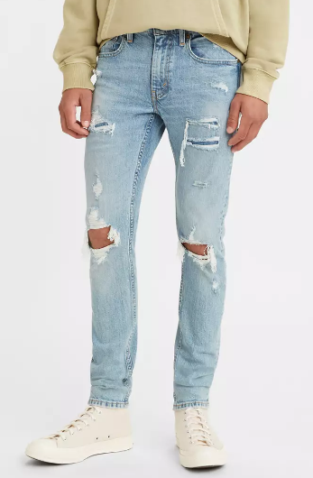 Levi’s Skinny Taper Fit Men’s Jeans – 32W / 30L – Light Wash, View more