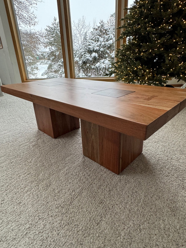 Structube Connor coffee table; solid acacia wood in Coffee Tables in Winnipeg - Image 2