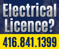 #309A, #442A, #Masters. Need Your Electrical Licence?