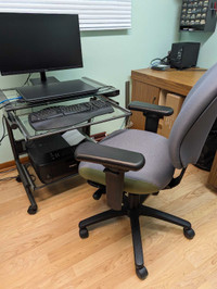 Ergonomic computer desk and chair