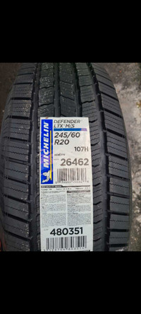 245/60/20 brand new Michelin ltx all season tires