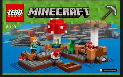 LEGO® MINECRAFTThe Mushroom Island8+ | #21129 | 247 pieces, View more