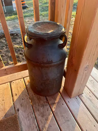 Milk can $20 located in picton