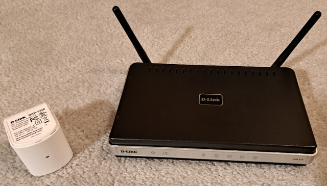 D-Link Model DIR-615 Wireless Router and DAP-1320 Range Extender in Networking in Winnipeg - Image 2