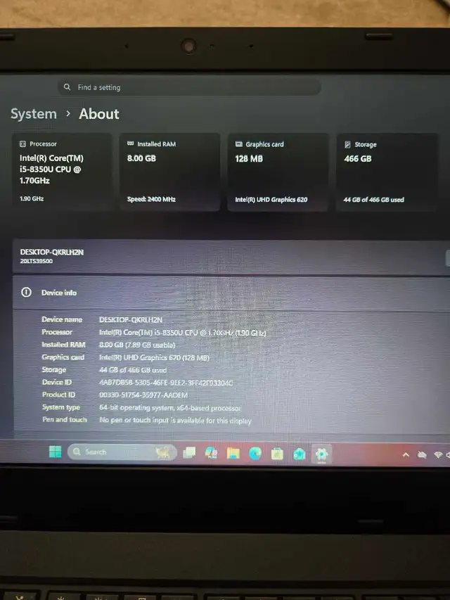 Lenovo ThinkPad L480 Laptop in Laptops in Mississauga / Peel Region - Image 3