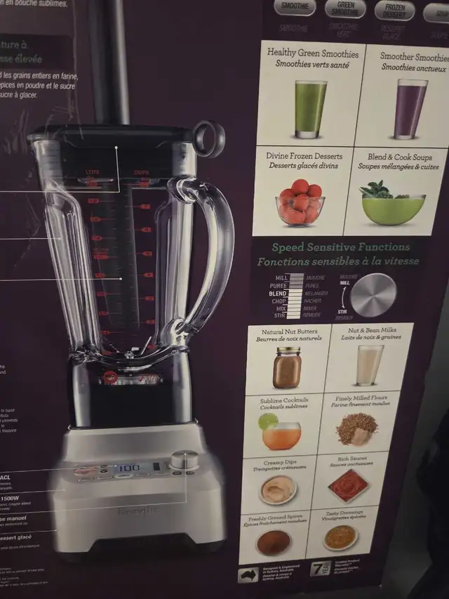 Blender Breville BOSS in Processors, Blenders & Juicers in Mississauga / Peel Region - Image 5
