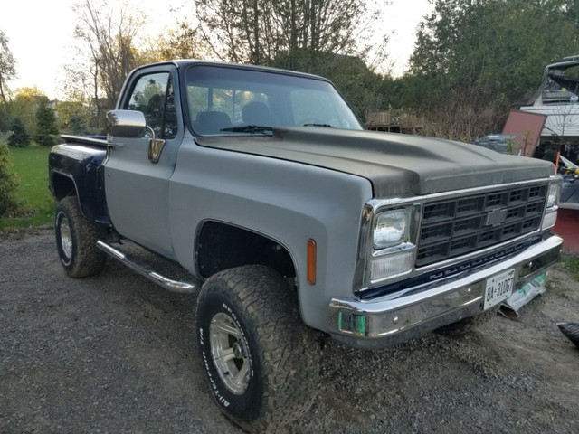 1980 Chevy Shortbox 4x4 in Cars & Trucks in Trenton - Image 2