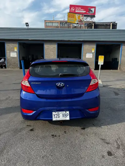 Hyundai accent 2012 manuel. Suspension A1, marche correctement