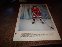 Montreal canadiens hockey club dernieres heures # 26 pierre bouc