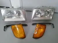 Used Head Lights, Turn lights and Taillights for MB W-124 body.
