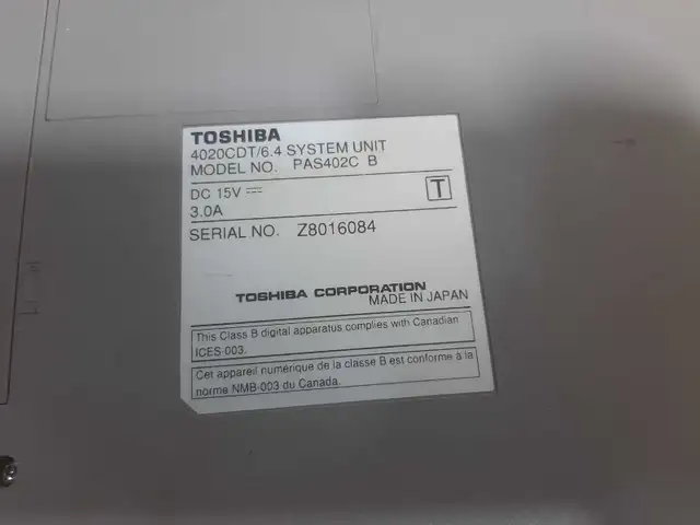 Toshiba Satellite Pro 4020CDT in Laptops in City of Montréal - Image 5
