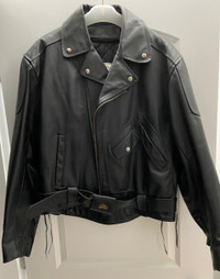 Bristol Ascoli Pisceno Colleczione Leather Jacket Size 44