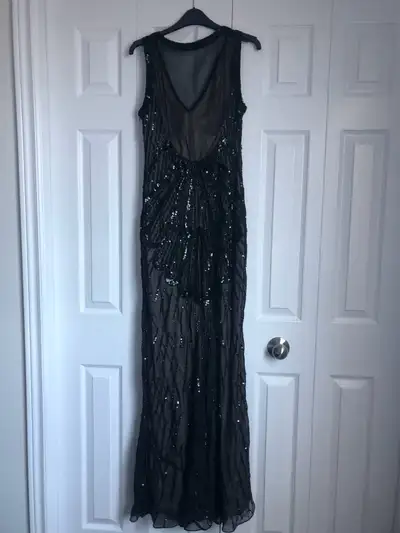 black sequins size 10 dress, View more
