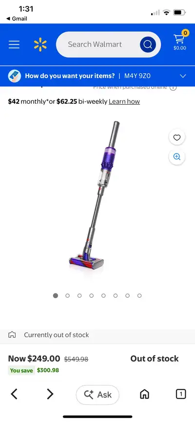 Dyson Cordless Vacuum Cleaner, View more