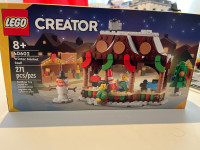 New Lego 40602 Winter Market Stall