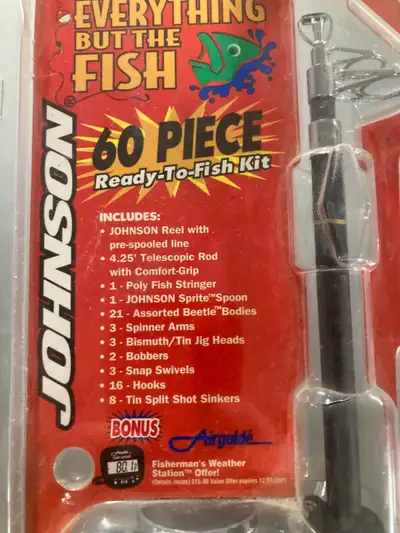 Johnson Fishing Kit 60 Piece, View more