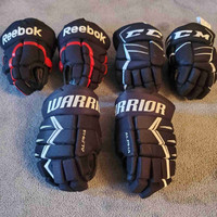 New Kids 10" WARRIOR / BAUER / CCM Hockey Gloves 