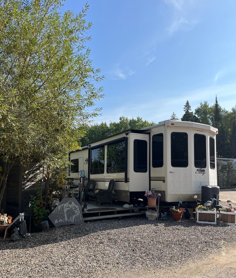 One of a kind RV lot in Nobles Point RV Candle Lake Travel Trailers