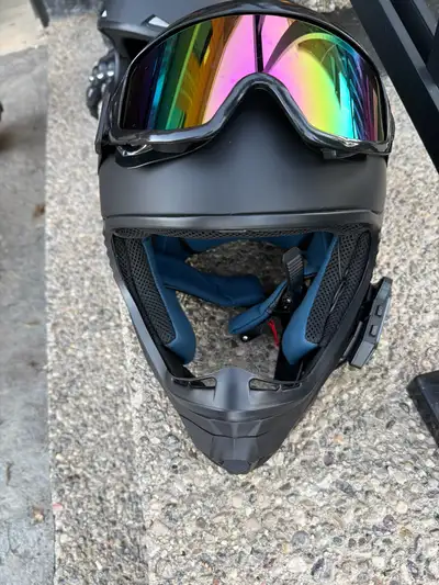 The one without the goggles is $60 The one with the goggles and internal headset is $80 The gloves c...