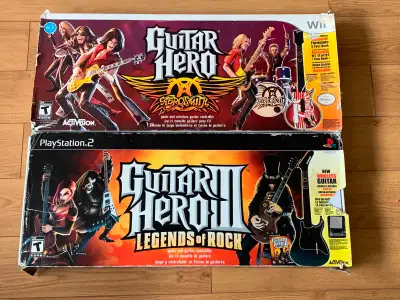 Wii PS2 Guitar Hero For Parts Or Repair, View more