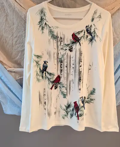 Fly into Style with Cardinal Prints, Women's Top, Brand New, L, View more