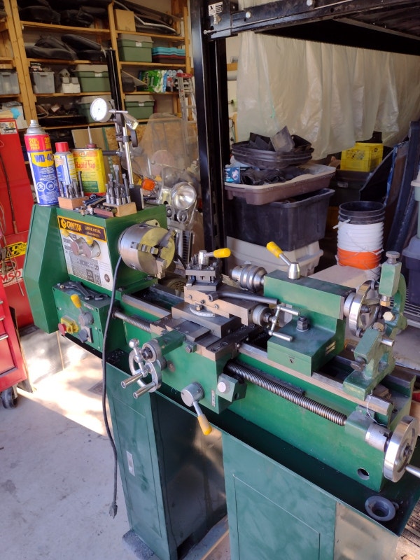 Craftex metal lathe 10 in x 18 in 3/4 hp w/stand 2000 Power Tools