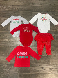 Baby Girl Christmas Outfits - 9 months 
