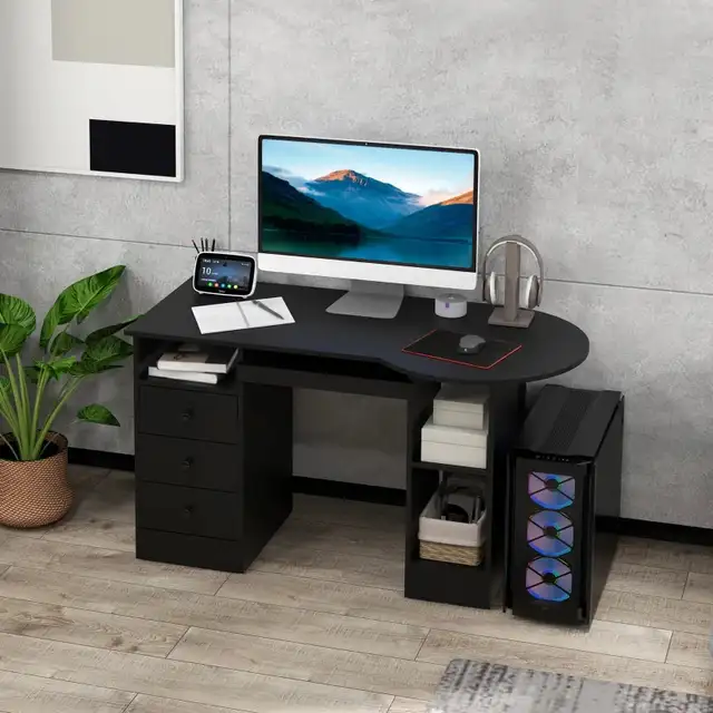 HOMCOM Computer Desk with Storage in Desks in City of Toronto - Image 9