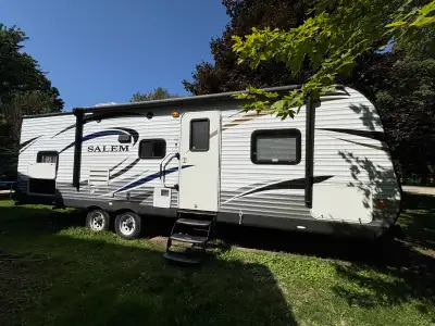 2014 Forest River Salem We have a 27 ft travel trailer with 1 slide, that is perfect for a family ge...