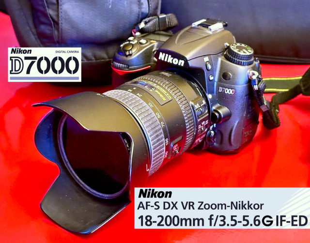 Nikon D7000 digital camera package dans Appareils photo et caméras  à Edmundston