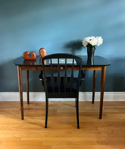 SOLD—Mid-Century Modern Desk & Chair Set, View more