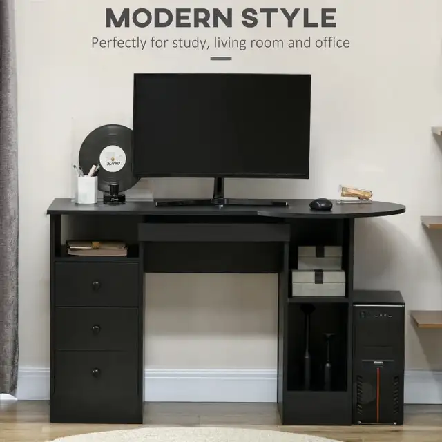 HOMCOM Computer Desk with Storage in Desks in City of Toronto - Image 5