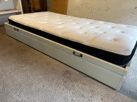 Kids pottery barn twin trundle bed