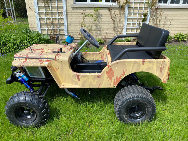 Custom long travel mini jeep 420cc 54” wide in Other in St. Catharines